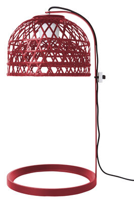 Moooi Emperor Table lamp. Red
