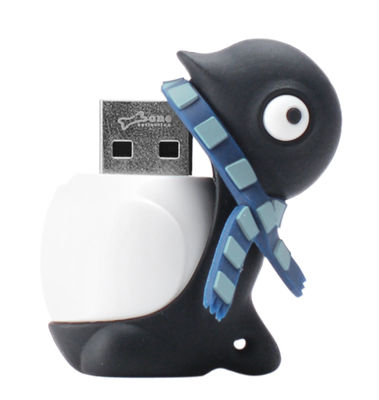 Bone Collection Pingouin USB key - 8 Go. White,Blue,Black