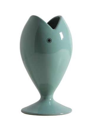 Internoitaliano Noli Vase - H 22 cm. Turquoise
