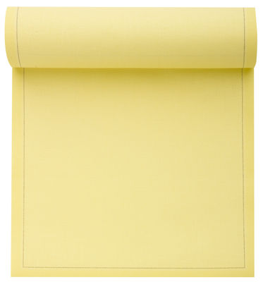 MYdrap Napkin - Roll of 12 napkins - precut. Pastel yellow
