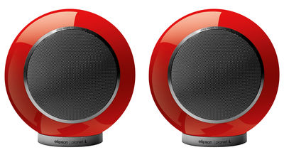 Elipson Planet L 2.0 speaker. Laquered red