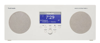 Tivoli Audio Music System 3+ Clock radio - Wireless Bluetooth speaker. White