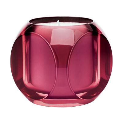 Kartell Fragrances Dice Perfumed candle - H 7,5 cm - 40 hours. Red