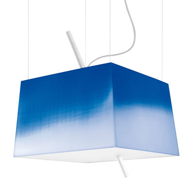 Pallucco Cielo Pendant - L 48 cm. White,Blue
