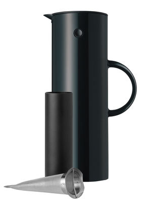 Stelton Classic Insulated jug - 1L - With tea filter. Black