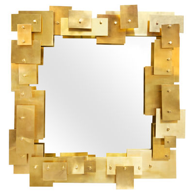 Jonathan Adler Puzzle Mirror - 79 x 75 cm. Gold
