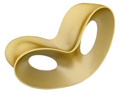 Magis Voido Rocking chair - Lacquered version. Gold