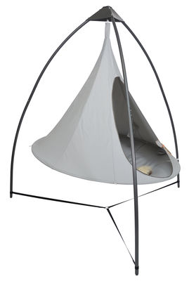 Cacoon Structure. Charcoal grey