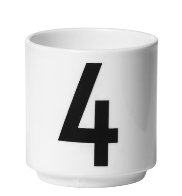 Design Letters Arne Jacobsen Espresso cup - Porcelain - 4. White
