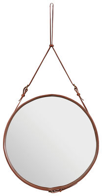 Gubi - Adnet Adnet Mirror - Ø 70 cm. Brown