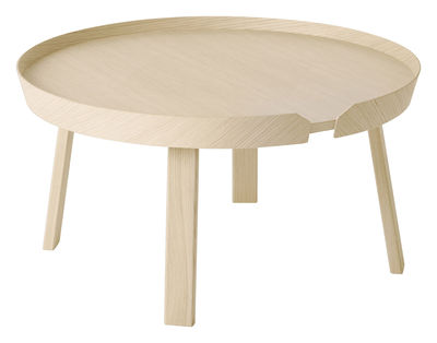 Muuto Around Coffee table - Around - Table basse - Large Ø 72 x H 37,5 cm. Natural ash