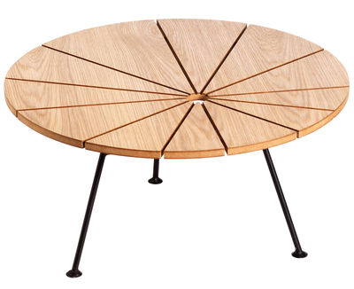 OK Design pour Sentou Edition Bam Bam Coffee table - Ø 70 cm. Natural oak