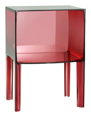 Kartell Small Ghost Buster Bedside table. Red