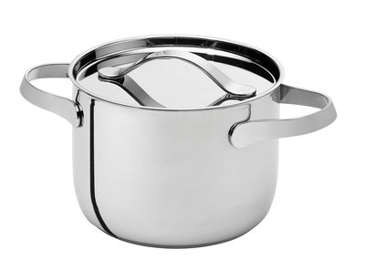 Serafino Zani Al Dente Pot - Ø 24 cm / 7L - Without lid. Glossy metal