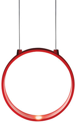 Danese Light Eclittica Pendant. Red