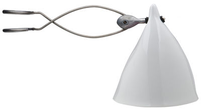 Tsé-Tsé Cornette Lamp with clip - In ceramic. White