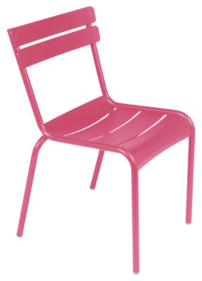 Fermob Luxembourg Stackable chair. Fuschia