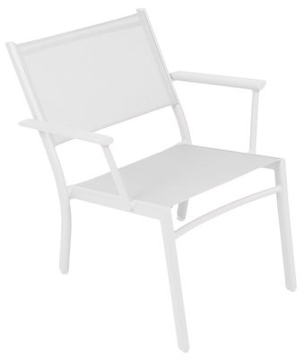 Fermob Costa Low armchair. White
