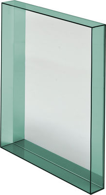 Kartell Only me Mirror. Transparent emerald green