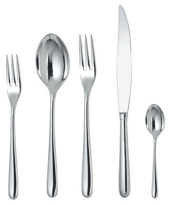 Alessi Caccia Cutlery service - For 1 person. Chromed steel