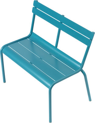 Fermob Luxembourg Kid Children's bench. Turquoise