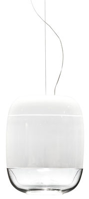 Prandina Gong LED Pendant - 30 x H 37 cm. White