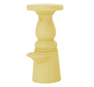 Moooi New Antiques Bar stool - H 76 cm - Plastic. Yellow