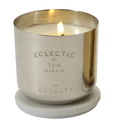 Tom Dixon Scent Royalty Perfumed candle. Silver