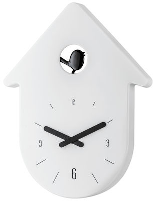 Koziol Toc-Toc Wall clock. White,Black