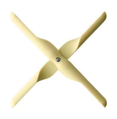 Menu Propeller Trivet - Foldable and magnetic. Pale yellow
