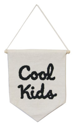 Woouf! Cool Kids Decoration - To hang - L 21 cm. White,Black