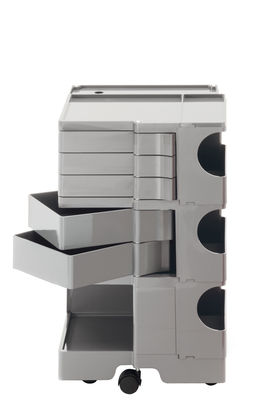 B-LINE Boby Trolley - H 73 cm - 5 drawers. Aluminum
