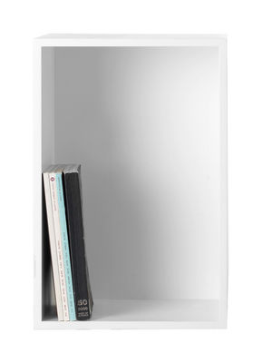 Muuto Stacked Shelf - Large rectangular unit with bottom. White