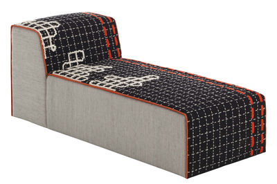 Gan Bandas Sofa - L 155 cm. White,Orange,Grey,Black