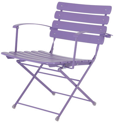 Emu Arc en Ciel Foldable low chair. Lilac
