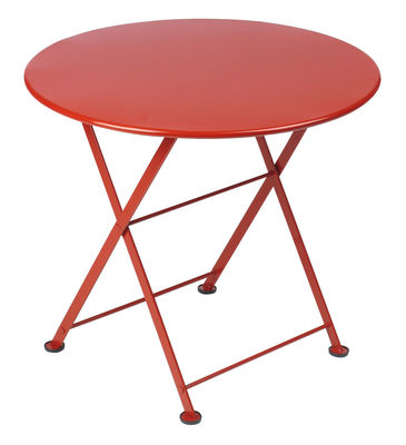Fermob Tom Pouce Coffee table. Poppy red