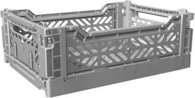 Surplus Systems - Pop Corn Midi Box Storage rack - Foldable L 40 cm. Grey