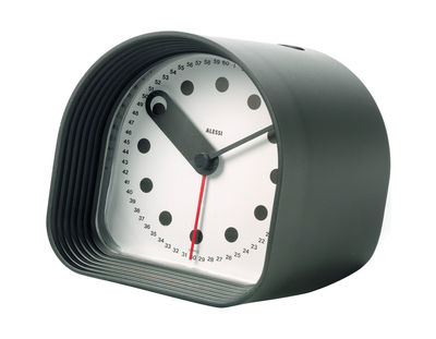 Alessi Optic Alarm clock. Black