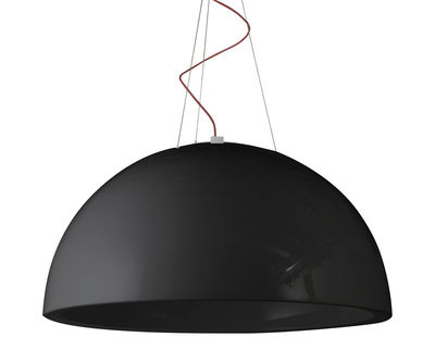 Slide Cupole Pendant - Lacquered version - Ø 120 cm - LED. Lacquered black