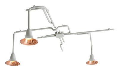 And Tradition Light Forest Ceiling light - Modular - L 100 to 145 cm. Copper,Light green