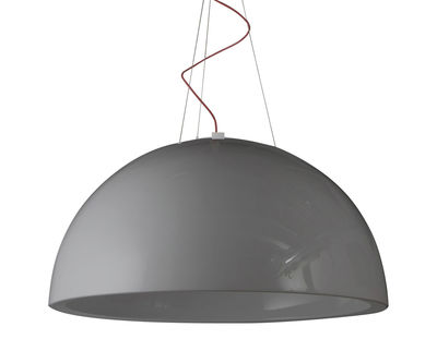 Slide Cupole Pendant - Lacquered version - Ø 80 cm. Lacquered grey