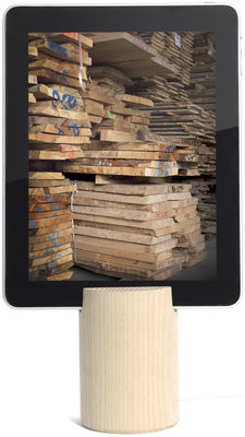 Y'a pas le feu au lac Base Tablet stand - For ouchscreen tablet. Light wood