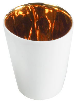 Tsé-Tsé Assoiffés Cup - / Set of 2. White,Gold