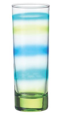 Leonardo Rainbow Long drink glass. Fir tree green