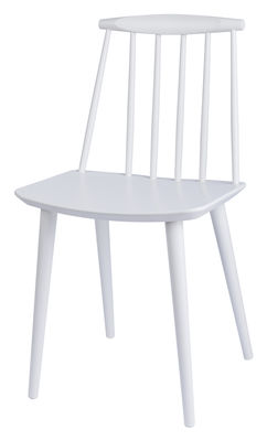 Hay J77 Chair Chair - Wood. White