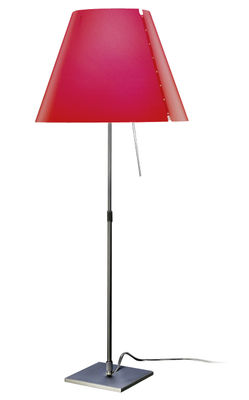 Luceplan Costanza Table lamp. Red