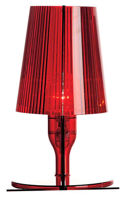 Kartell Take Table lamp. Red