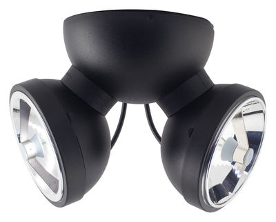 Azimut Industries Bipro 360° Wall light - Ceiling light. Black