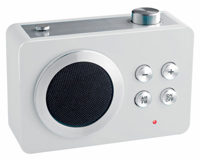 Lexon Mini Dolmen Radio. White