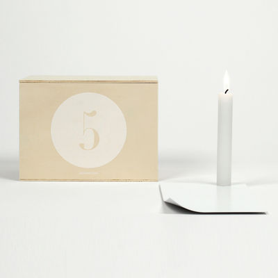 Designer Box Designerbox#5 Box - Candle in the wind Candlestick by Kazuhiro Yamanaka. White